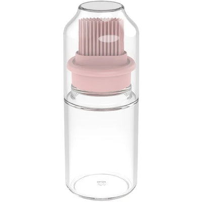 Portable Oil Bottle with Brush Silicone Barbecue Liquid Gadgets High-temperature Kitchen Baking Pastry Barbecue BBQ Tool